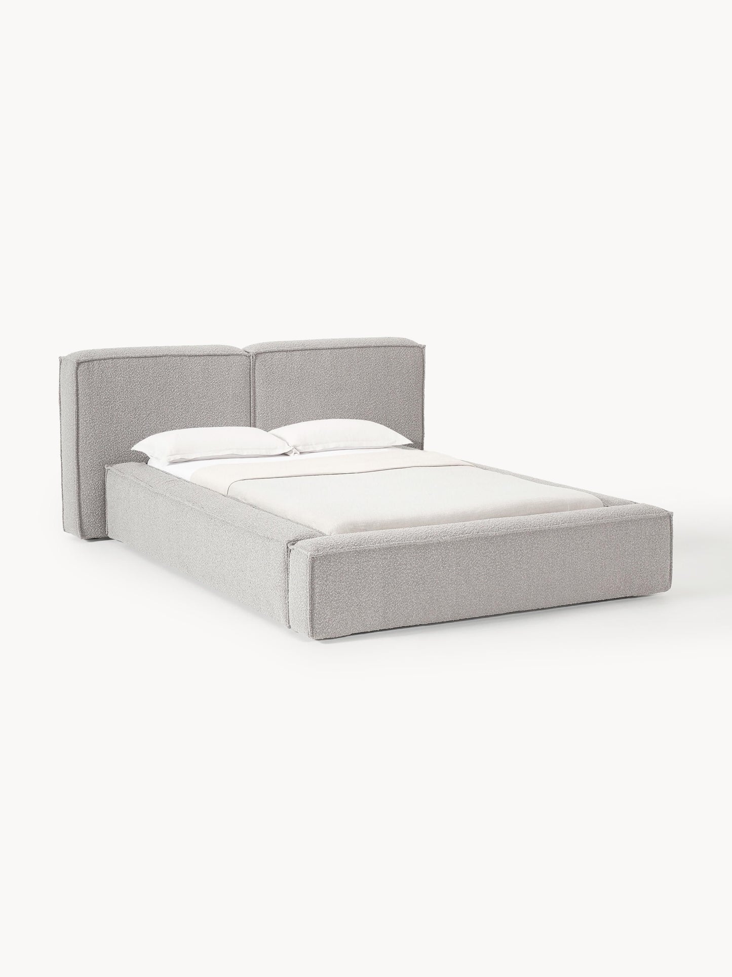 Lenmoray Upholstered Bouclé Bed