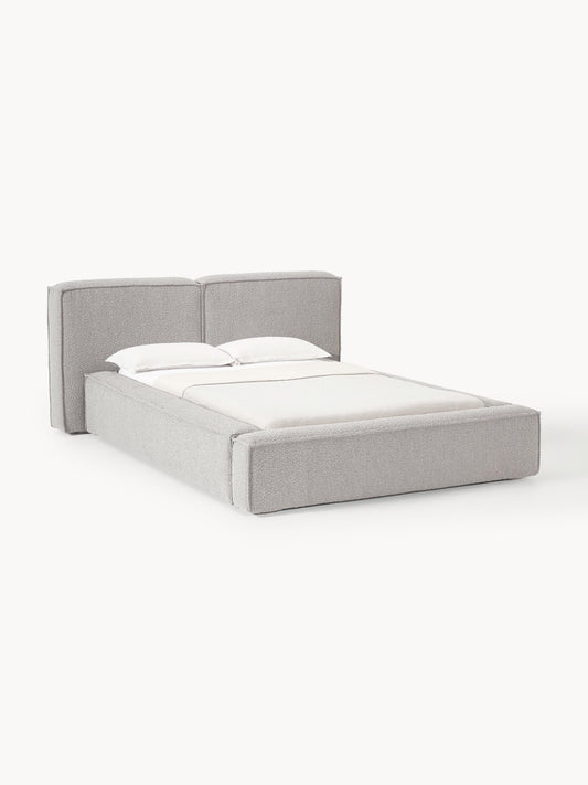 Lenmoray Upholstered Bouclé Bed