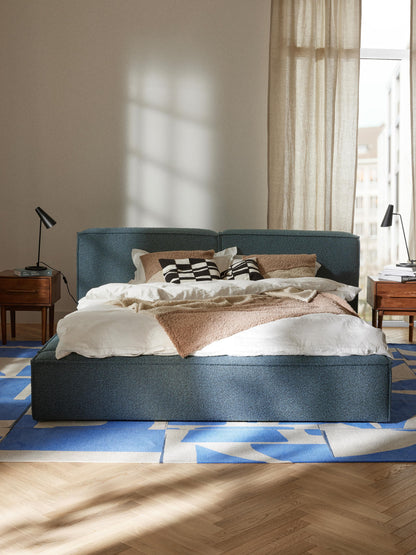 Lenmoray Upholstered Bouclé Bed