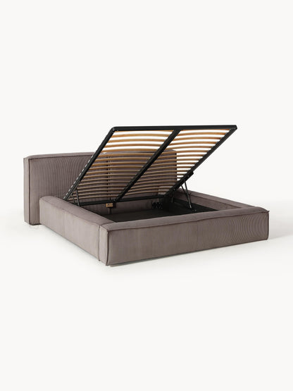 Lenmoray Upholstered Storage Bed in Corduroy