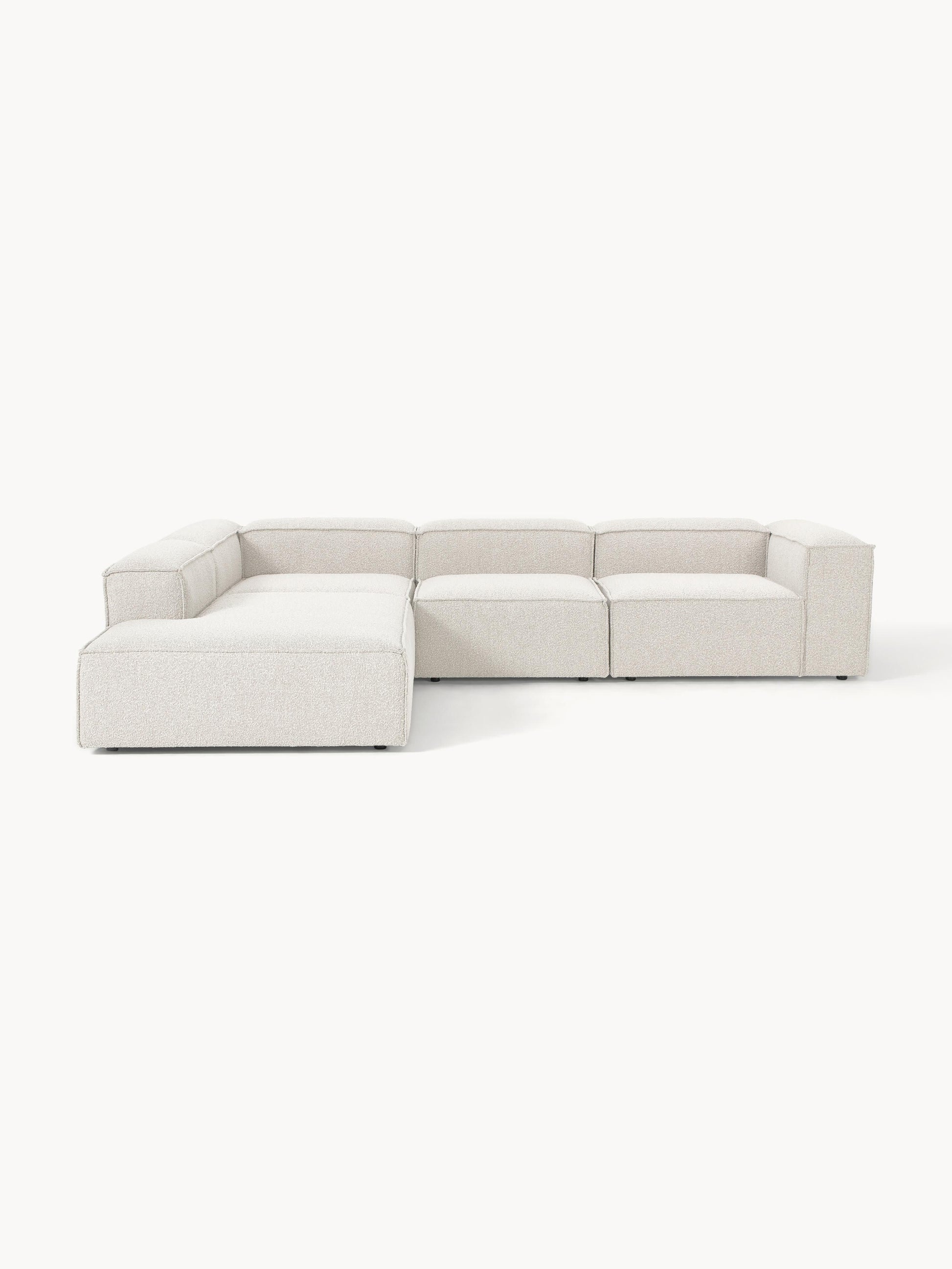 Lenmoray XL Modular Corner Sofa in Bouclé (4-Seater)