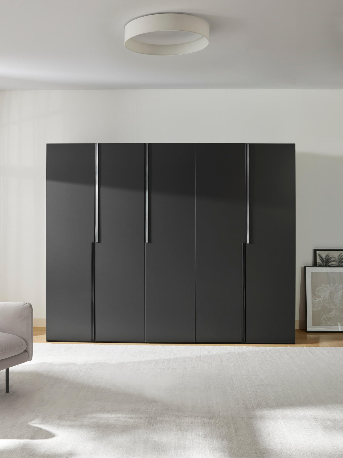 Leonvarre Modular Hinged-Door Wardrobe, 250 cm Wide, in Various Sizes