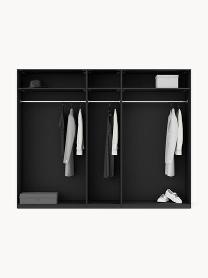 Leonvarre Modular Hinged-Door Wardrobe, 250 cm Wide, in Various Sizes