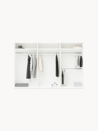 Leonvarre Modular Hinged-Door Wardrobe, 300 cm Wide, in Various Sizes