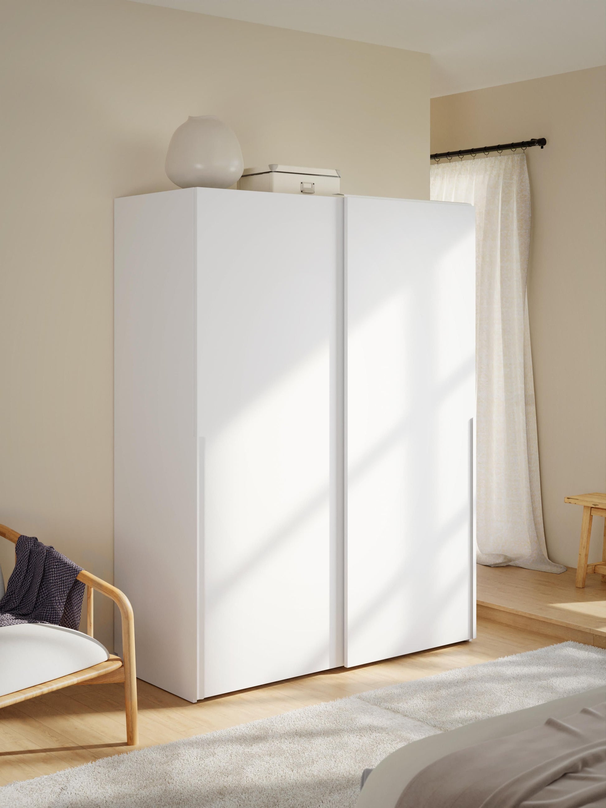Leonvarre Modular Sliding-Door Wardrobe, 150 cm Wide, in Various Sizes