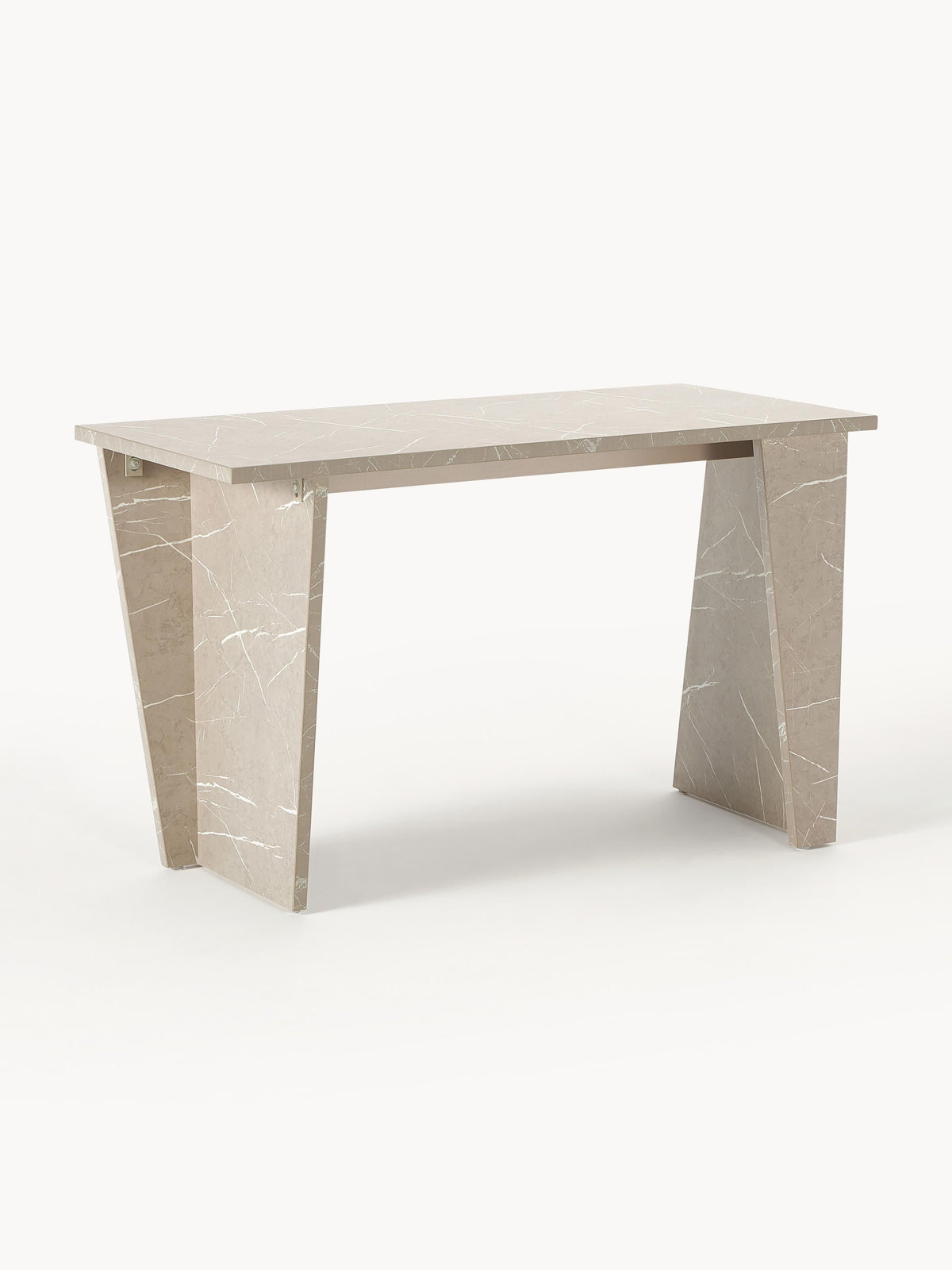Liamvaird Desk, Travertine Look