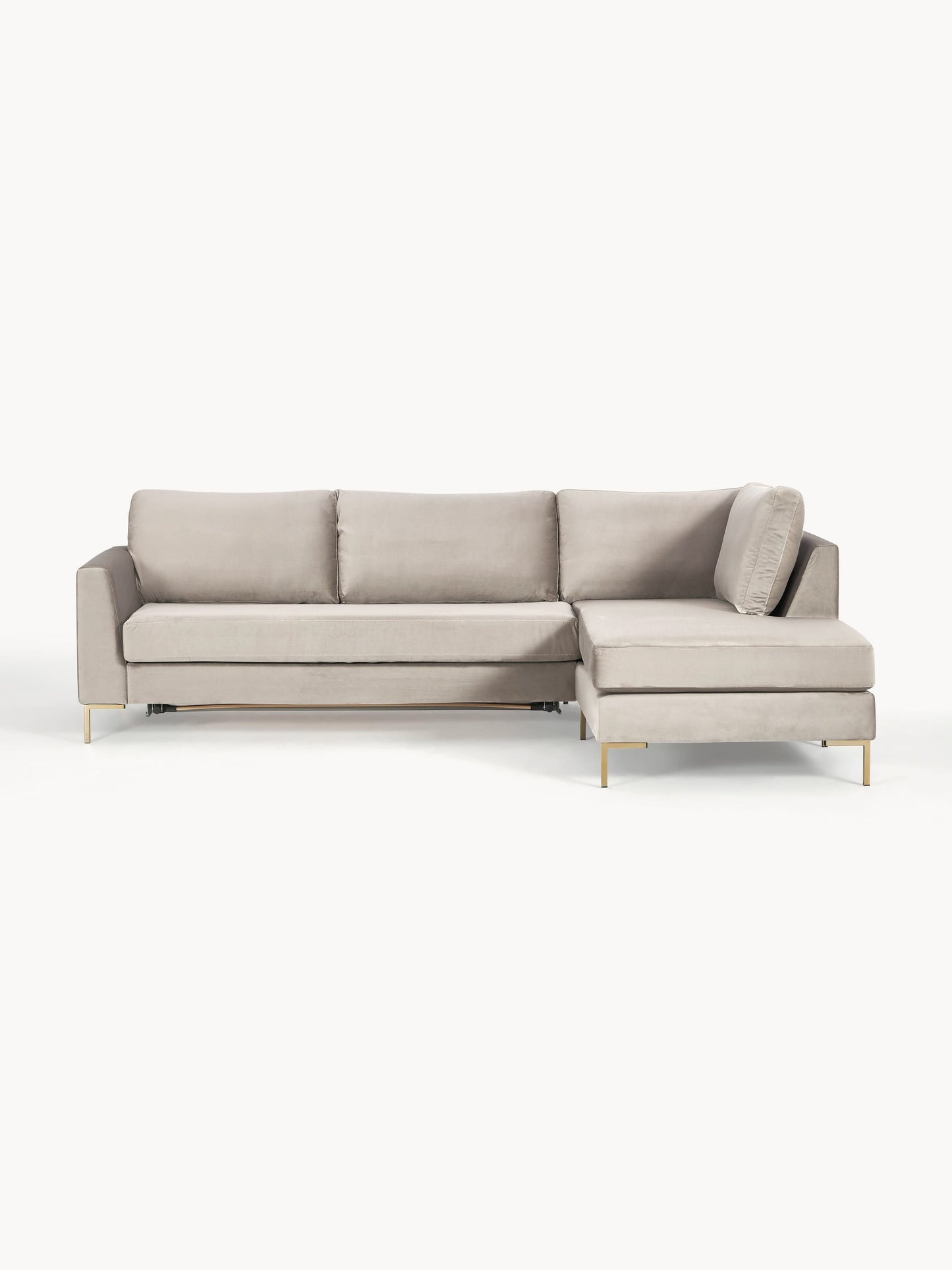 Lunmeryn 3-Seater Velvet Sofa Bed with Mattress