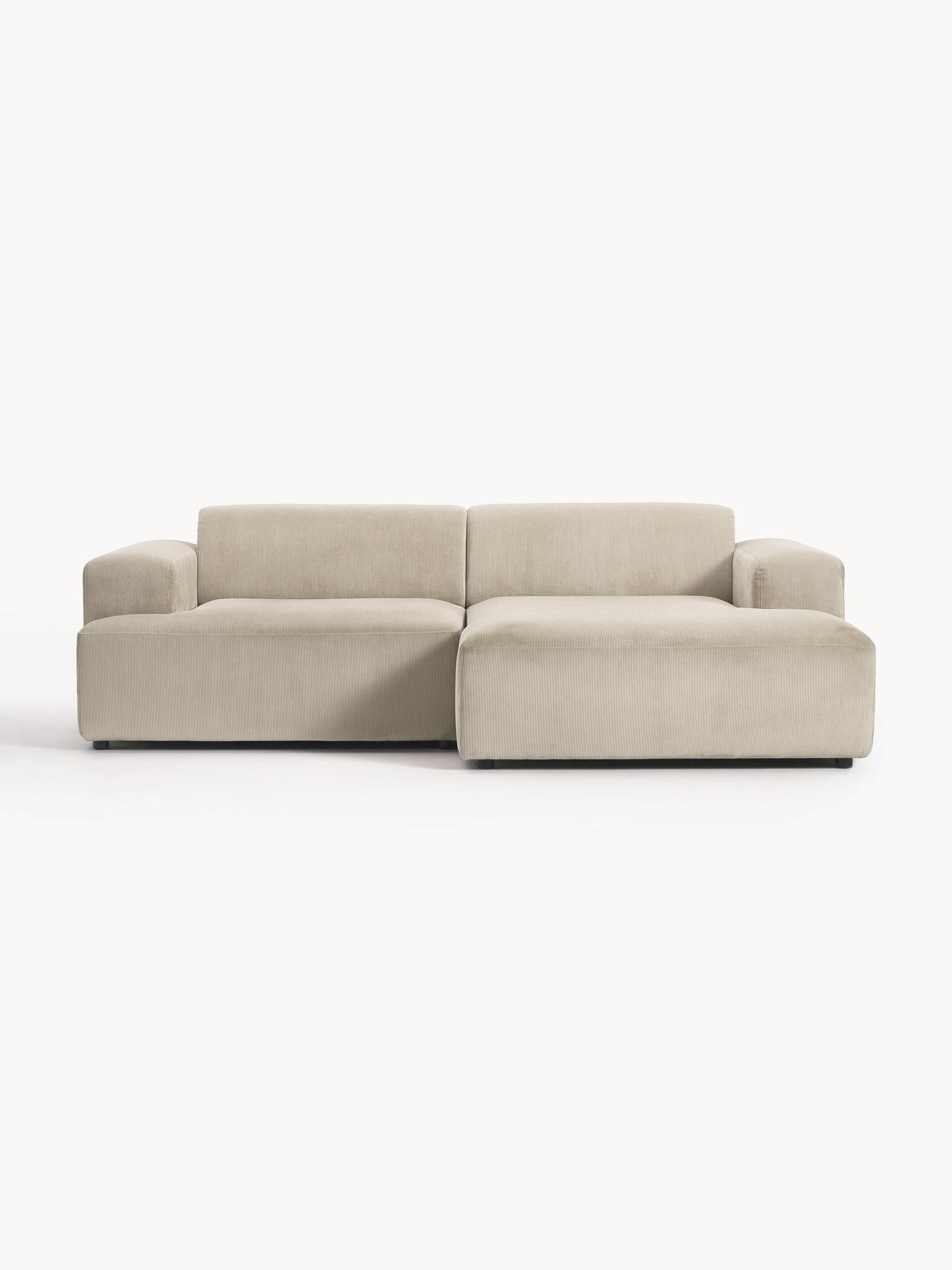 Melvorra Corner Sofa in Corduroy (3-Seater)