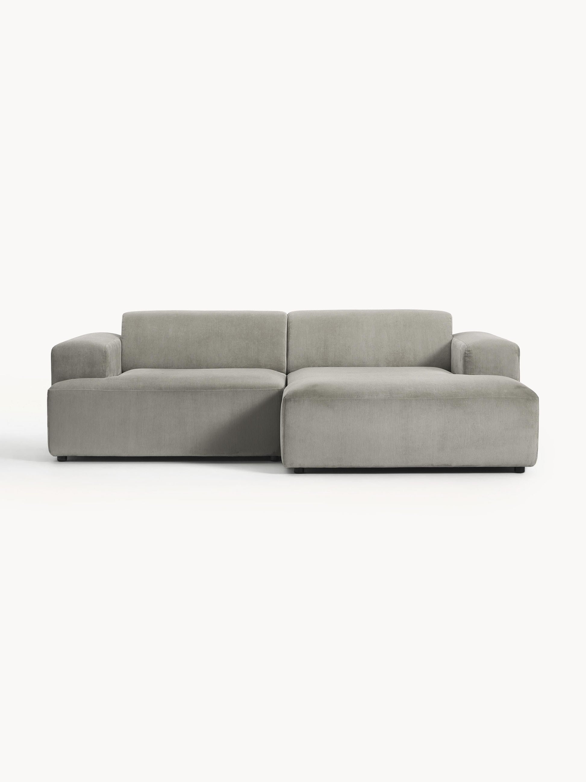 Melvorra Corner Sofa in Corduroy (3-Seater)