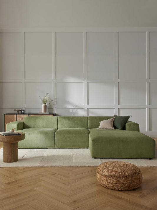 Melvorra Corner Sofa in Corduroy (4-Seater)
