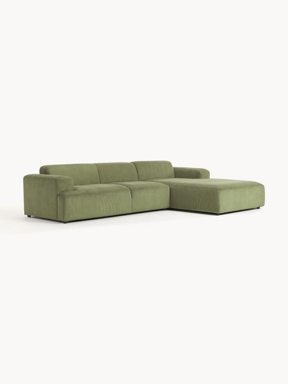 Melvorra Corner Sofa in Corduroy (4-Seater)