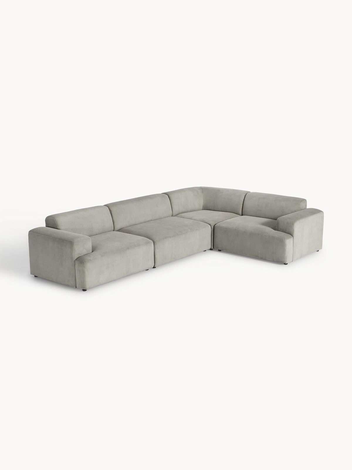 Melvorra Large Corner Sofa in Corduroy (4-Seater)