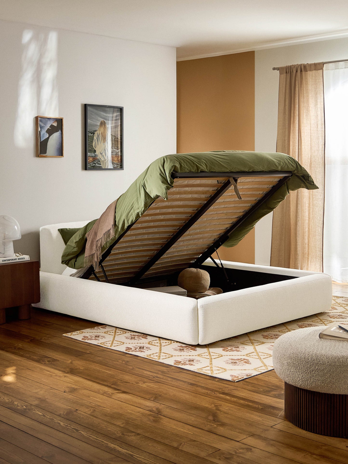 Melvorra Upholstered Storage Bed