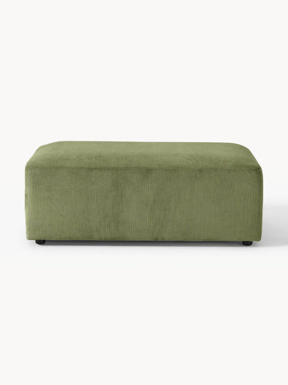 Melvorra XL Corduroy Ottoman, W 116 x D 72 cm