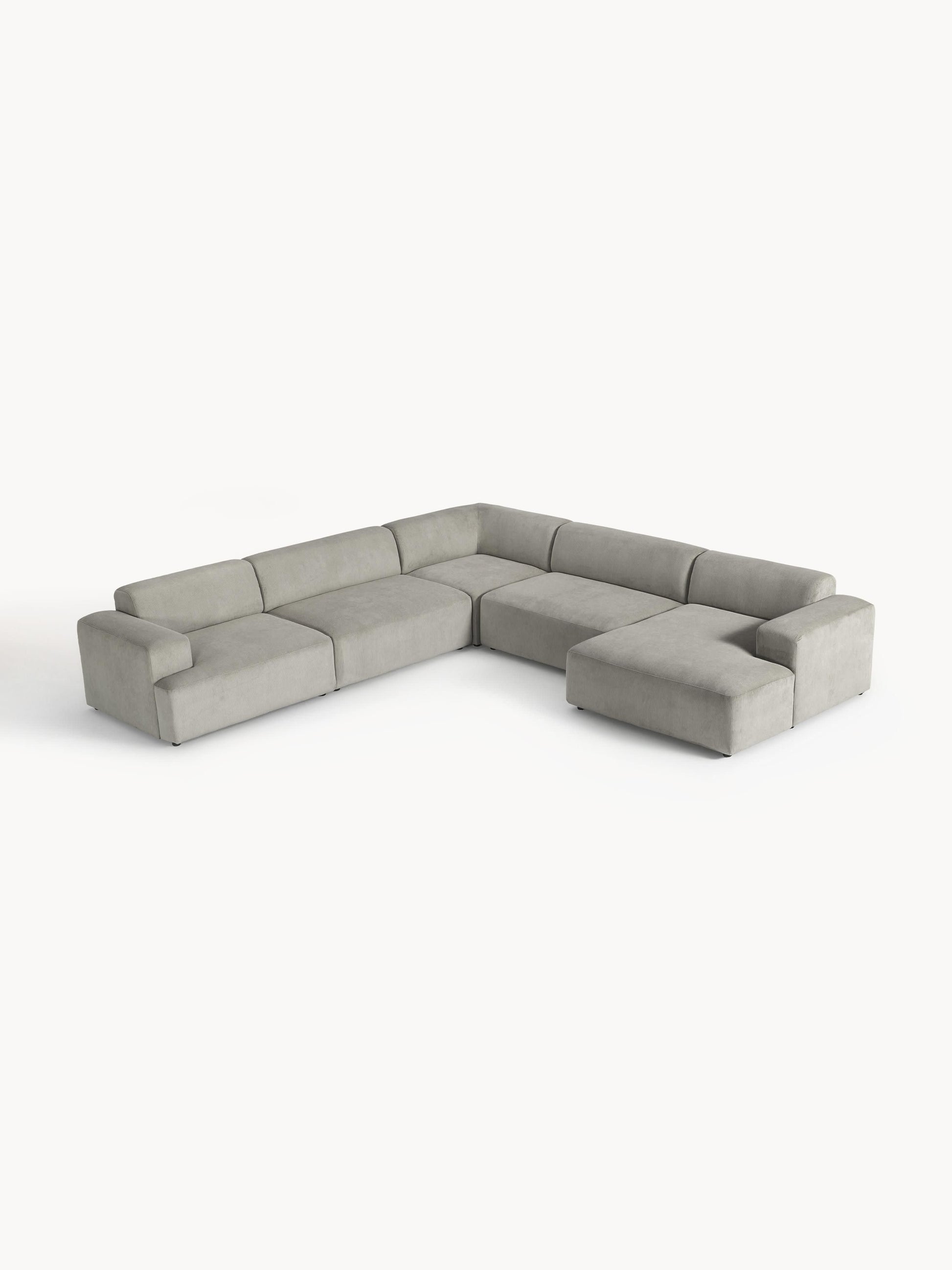 Melvorra XL Corner Sofa in Corduroy