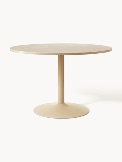 Milvaera Oval Dining Table in Marble, 120 x 90 cm