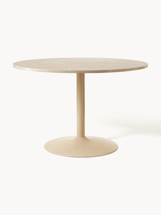Milvaera Oval Dining Table in Marble, 120 x 90 cm