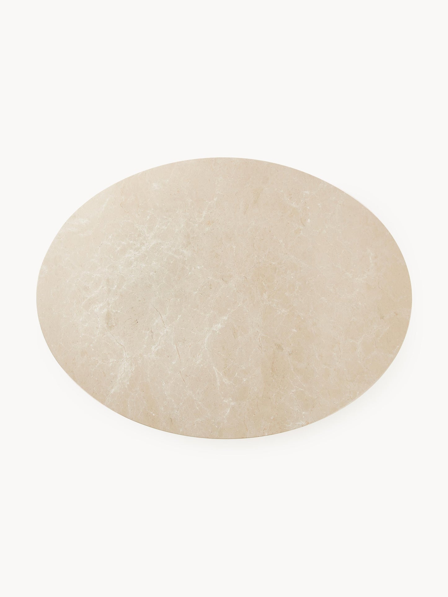Milvaera Oval Dining Table in Marble, 120 x 90 cm
