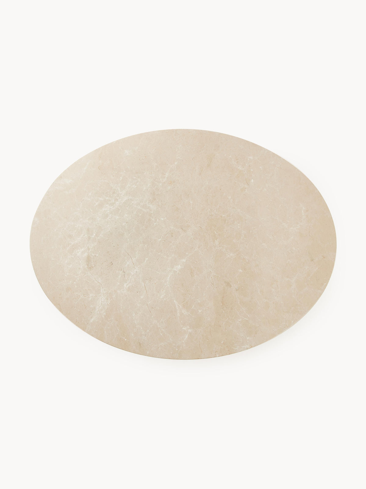 Milvaera Oval Dining Table in Marble, 120 x 90 cm