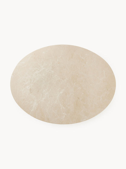 Milvaera Oval Dining Table in Marble, 120 x 90 cm