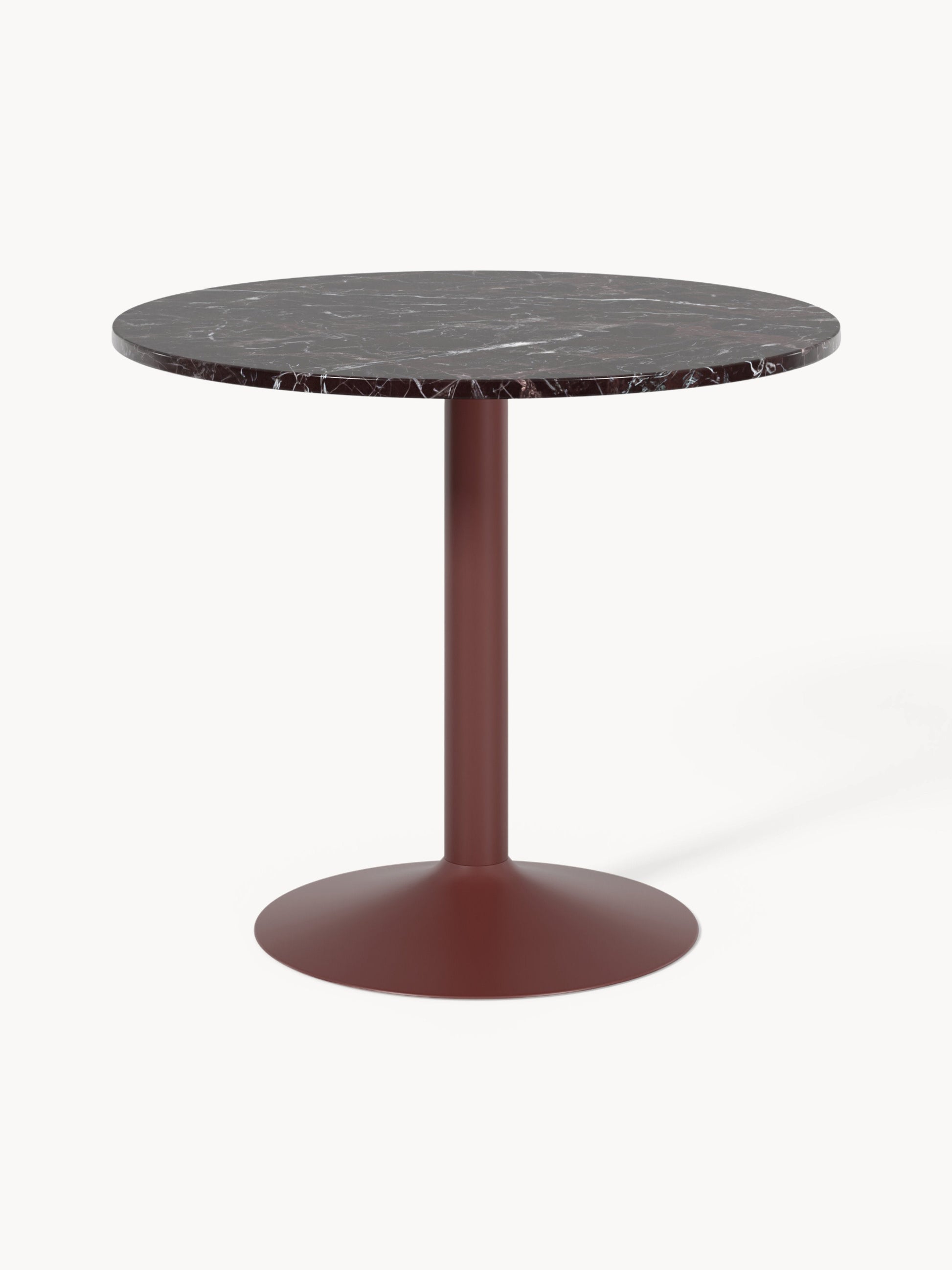 Milvaera Round Dining Table in Marble, Ø 90 cm