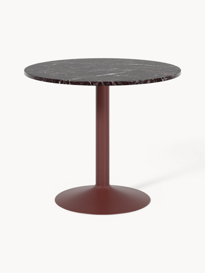 Milvaera Round Dining Table in Marble, Ø 90 cm