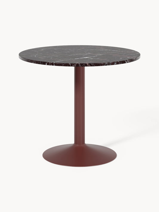 Milvaera Round Dining Table in Marble, Ø 90 cm