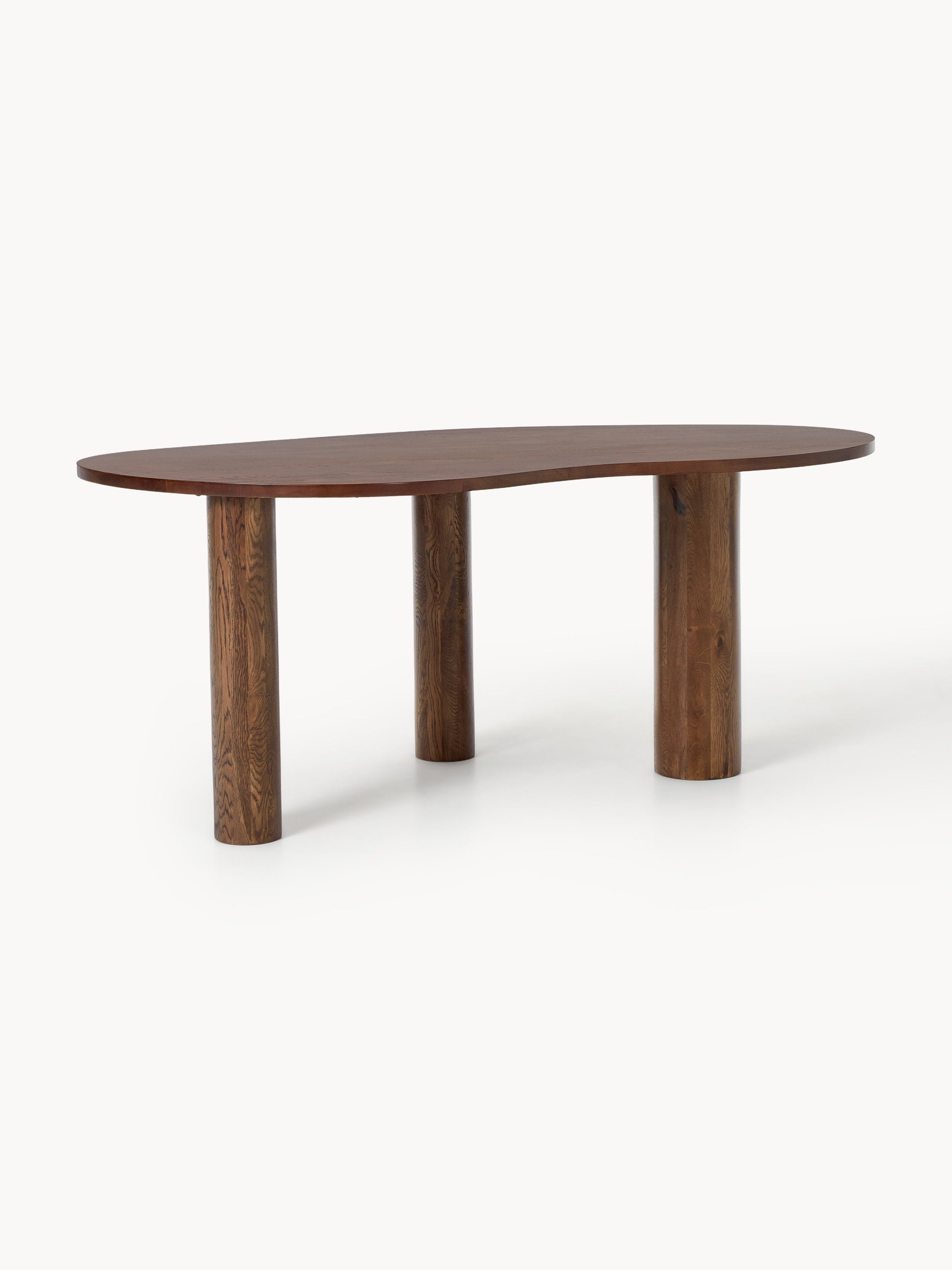 Narvelis Oak Dining Table with Organic Shape, in Various Sizes