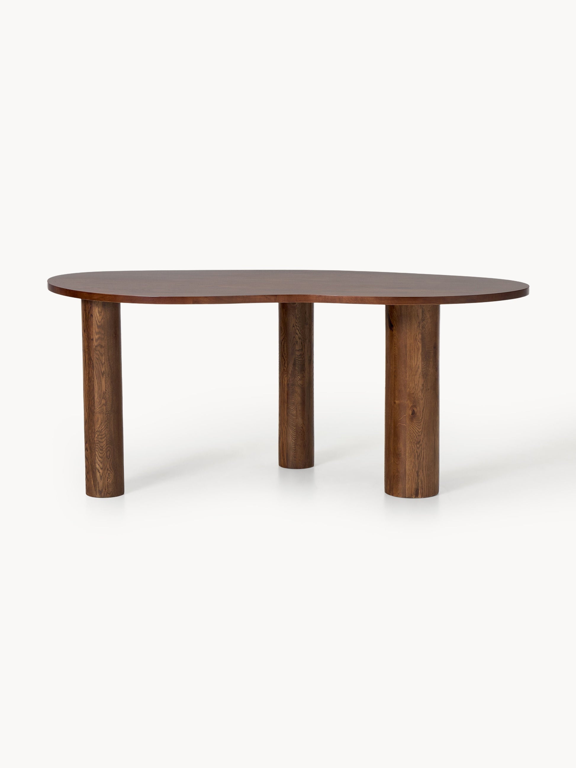 Narvelis Oak Dining Table with Organic Shape, in Various Sizes