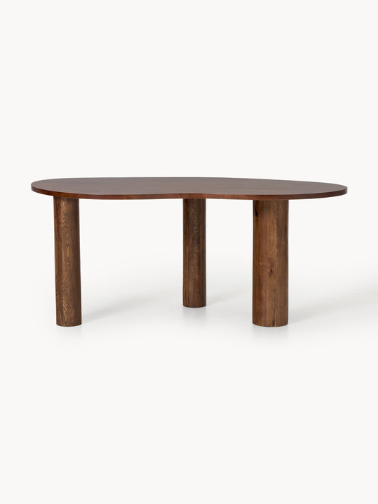 Narvelis Oak Dining Table with Organic Shape, in Various Sizes