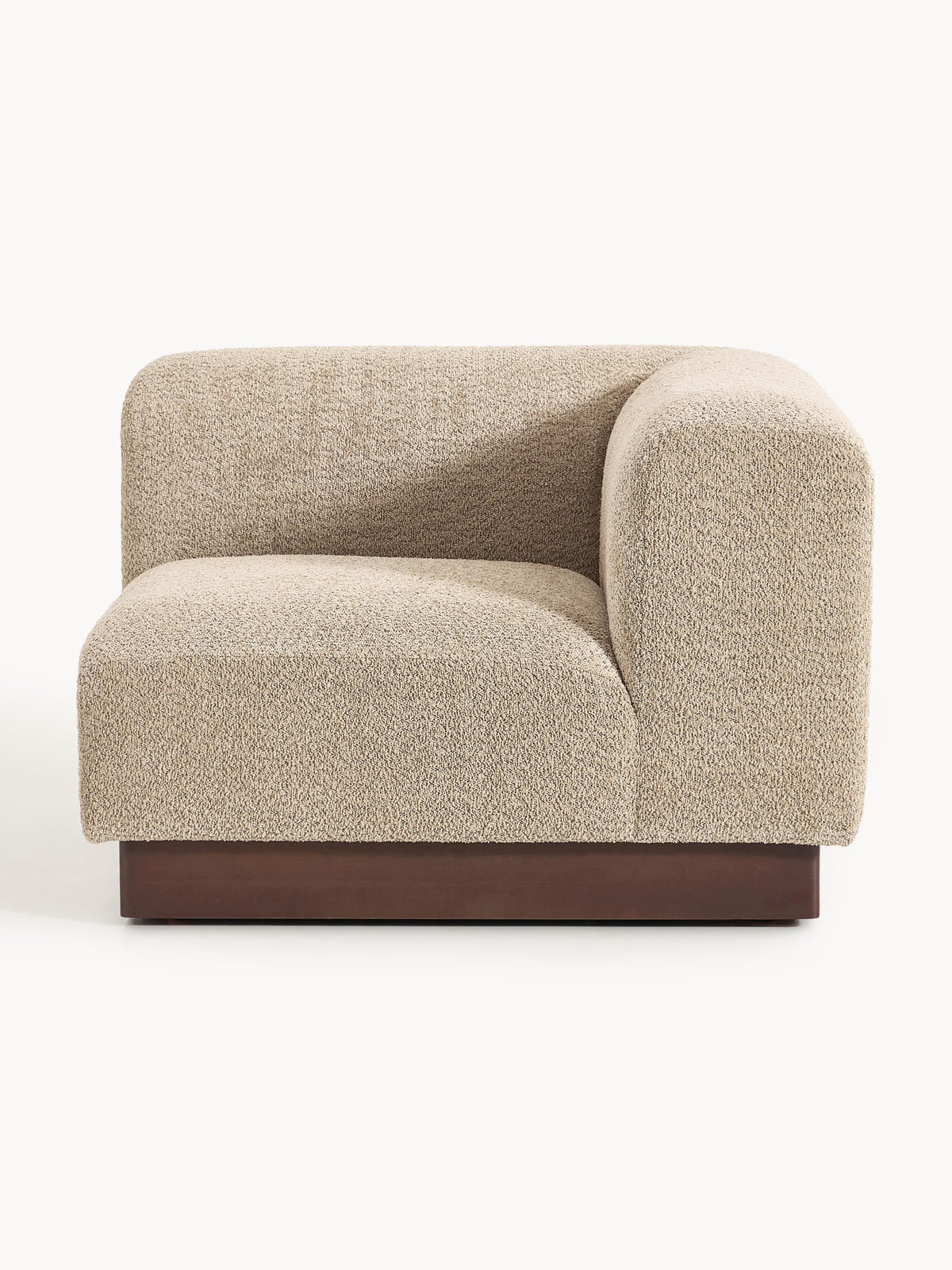 Natwyla Teddy Bouclé Corner Module