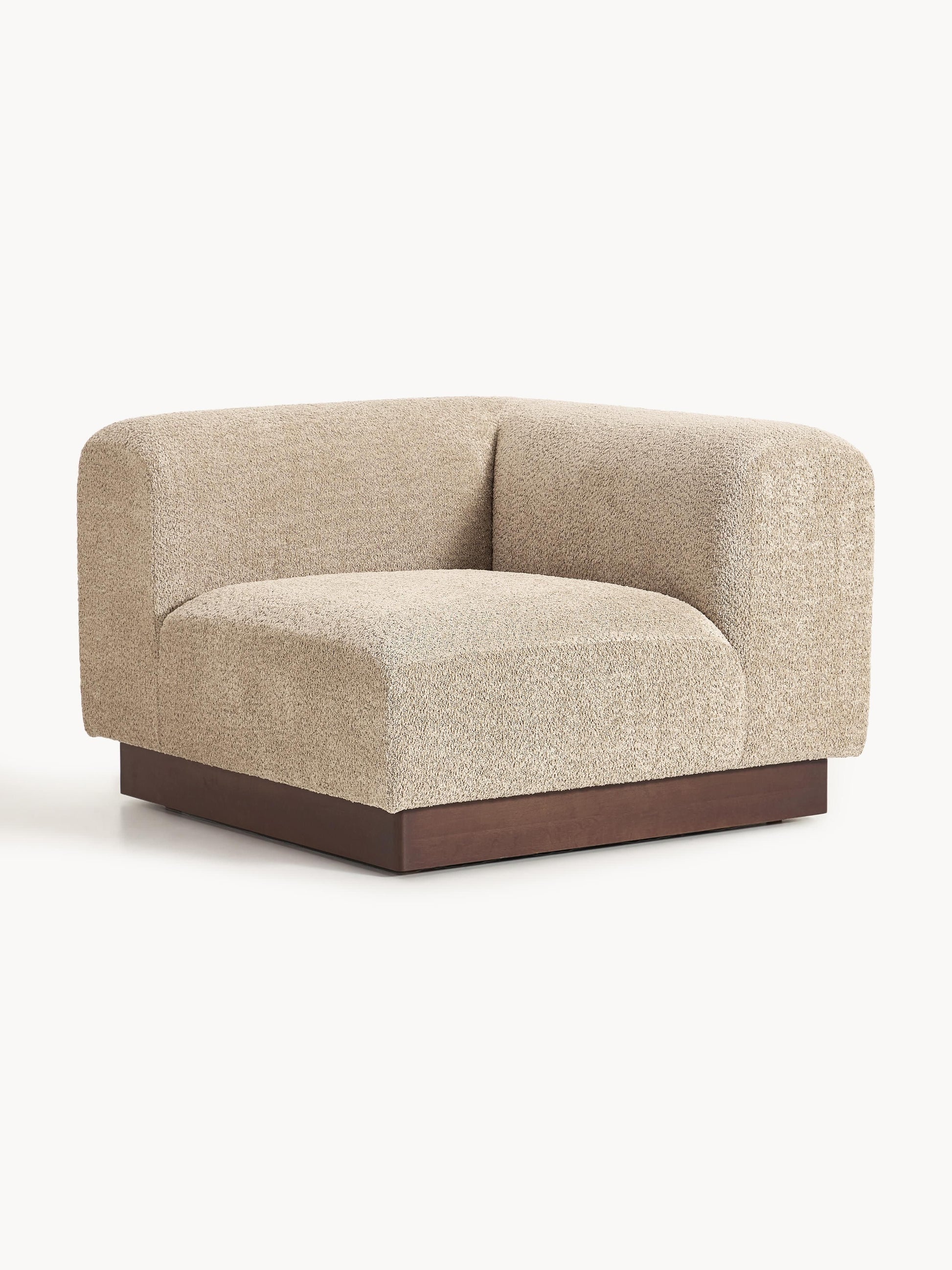 Natwyla Teddy Bouclé Corner Module