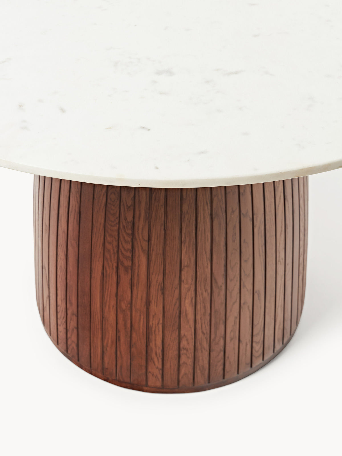 Nelrowan Round Dining Table, Marble Tabletop, Ø 115 cm