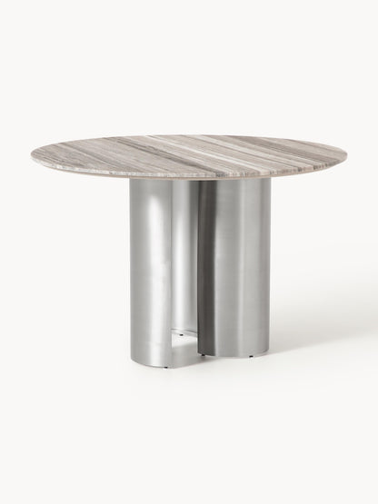 Noamwyre Round Dining Table, Marble Tabletop, Ø 120 cm