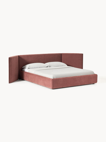 Otvarne Upholstered Bed with Folding Headboard