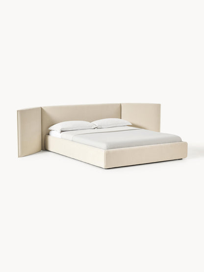 Otvarne Upholstered Bed with Folding Headboard