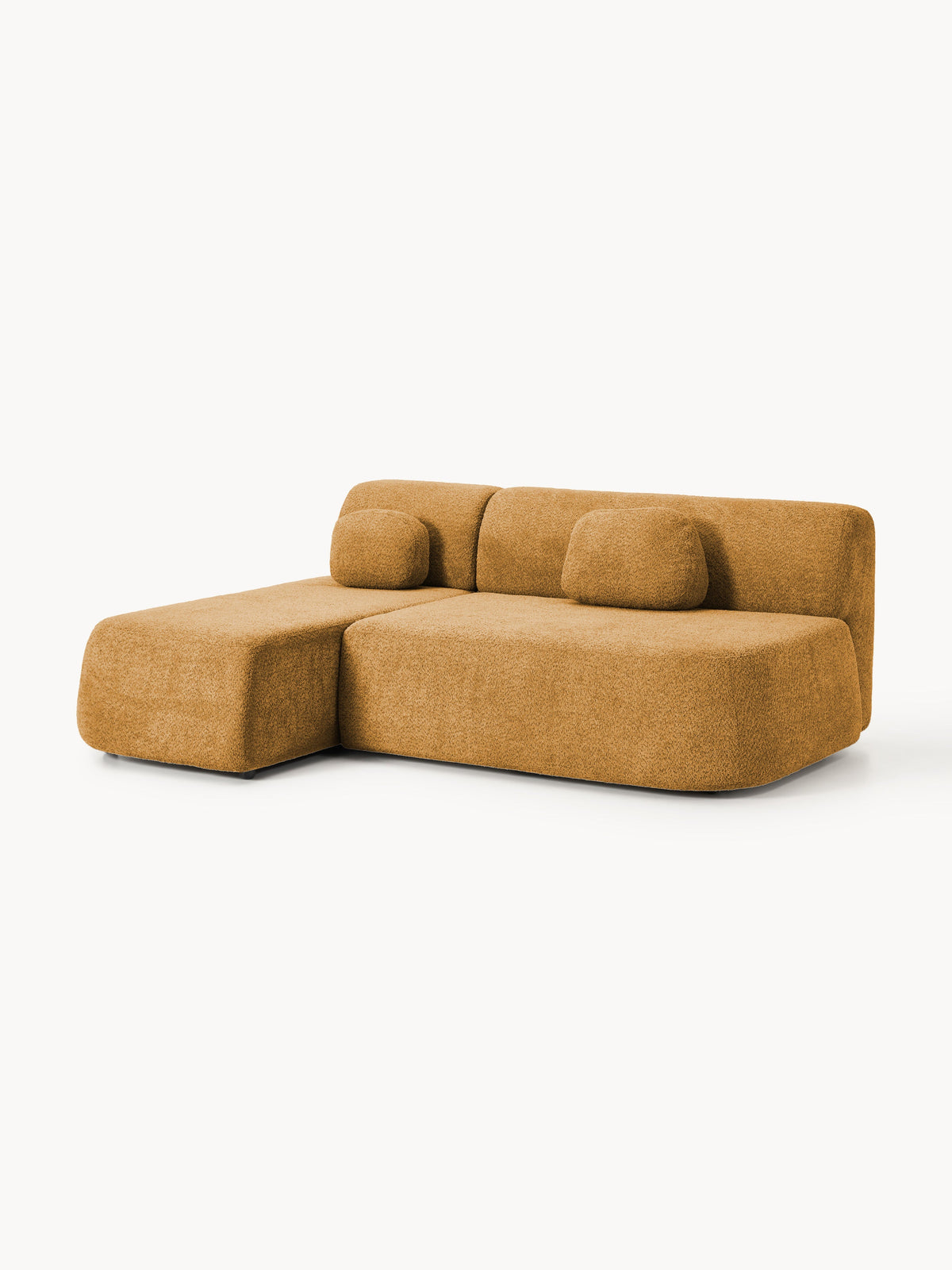 Paorvane Teddy Bouclé Sofa Bed with Storage