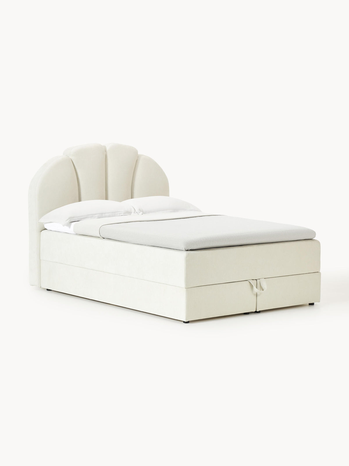 Romluith Box Spring Storage Bed