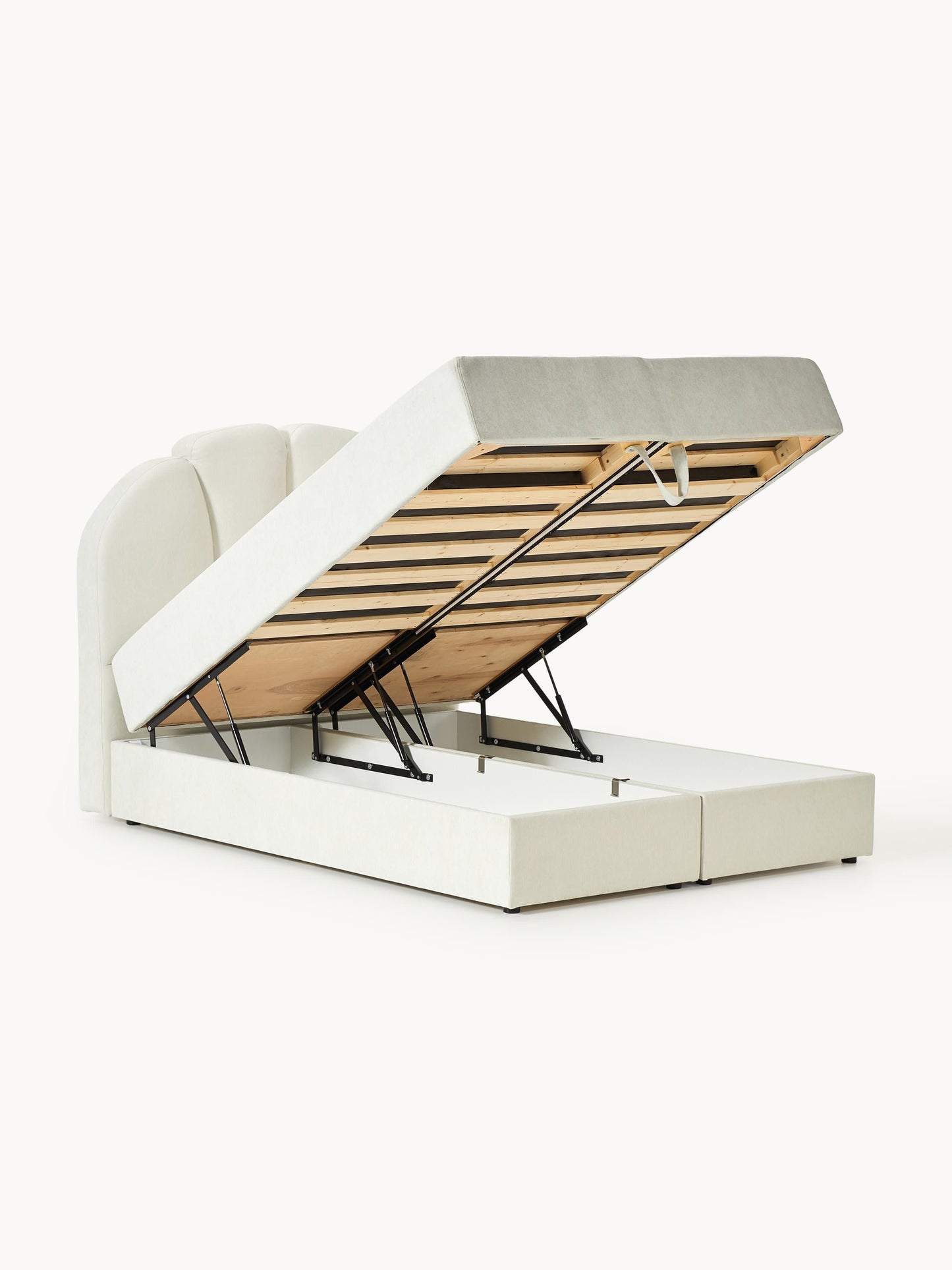 Romluith Box Spring Storage Bed