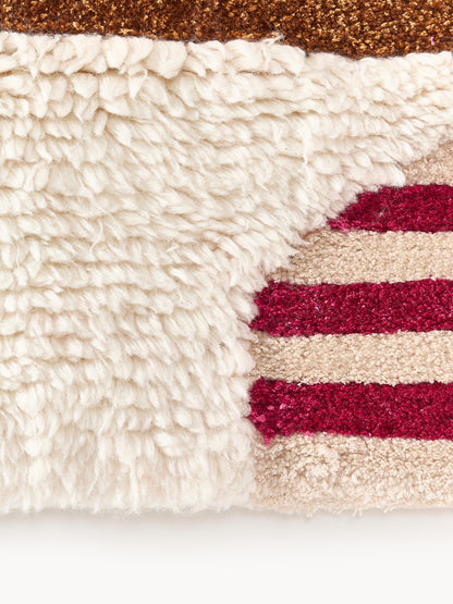 Roscwynn Hand-Tufted Wool Rug with High-Low Texture