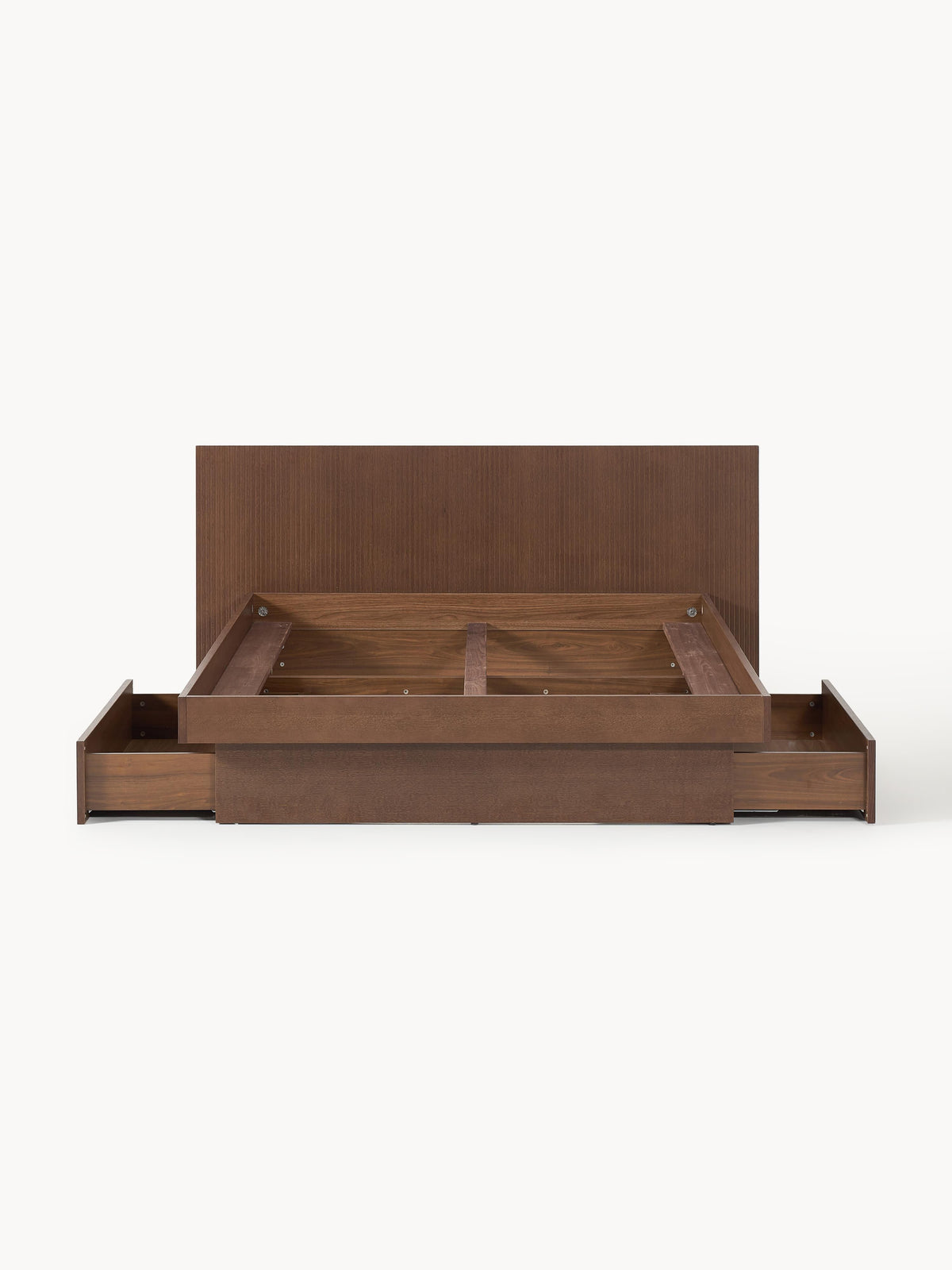 Satmorel Wooden Bed with Drawers and Headboard