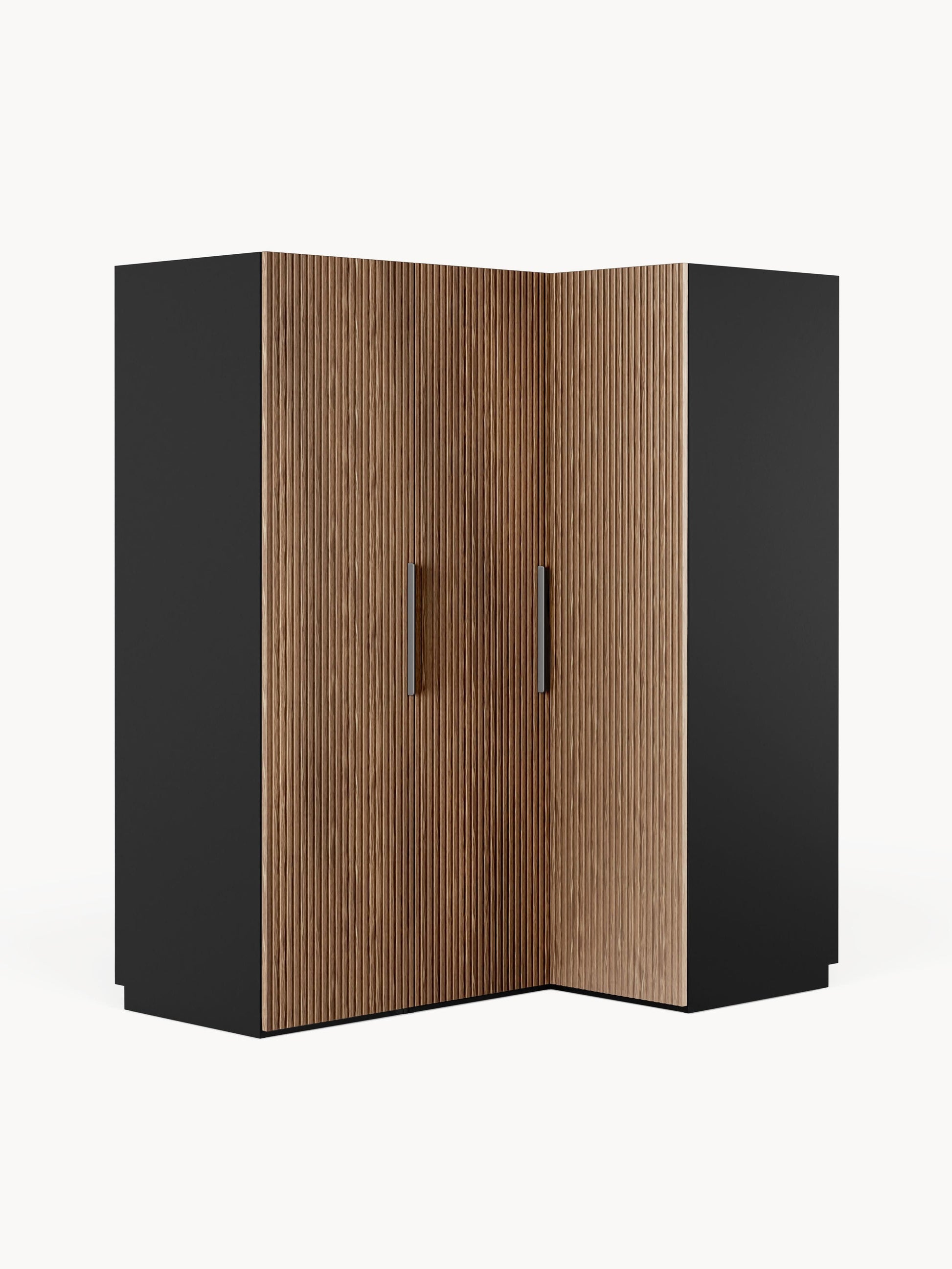 Simavaine Modular Corner Wardrobe, 165 cm Wide, in Various Sizes