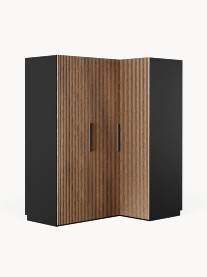 Simavaine Modular Corner Wardrobe, 165 cm Wide, in Various Sizes