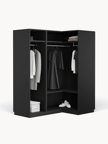 Simavaine Modular Corner Wardrobe, 165 cm Wide, in Various Sizes