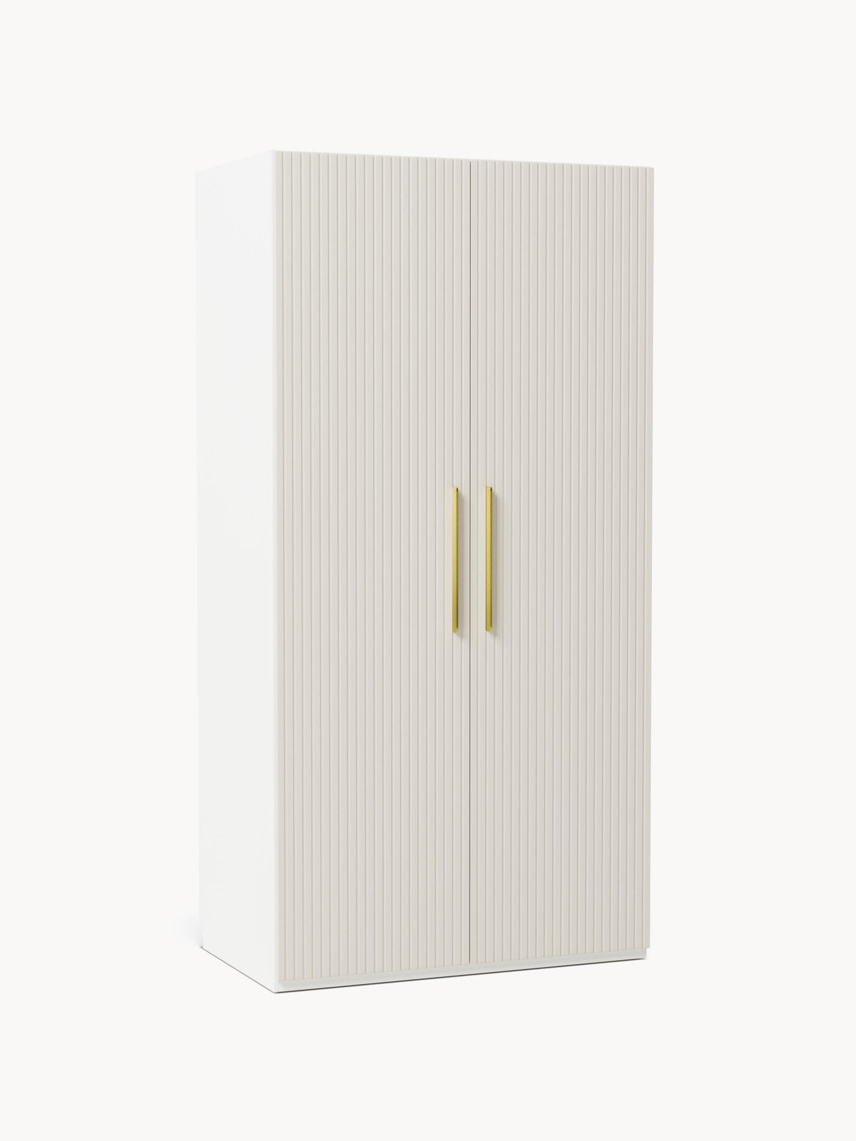 Simavaine Modular Hinged-Door Wardrobe, 100 cm Wide, in Various Sizes