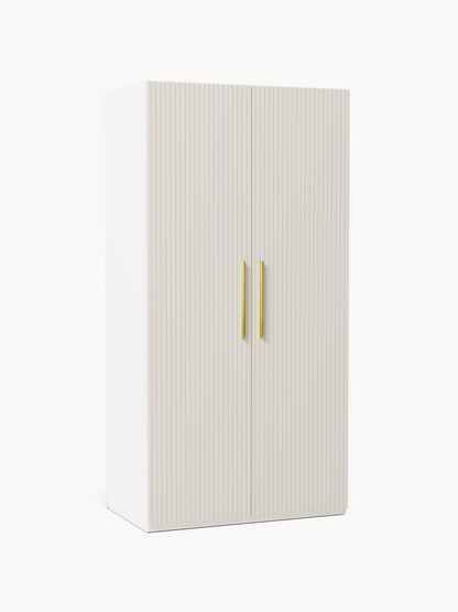 Simavaine Modular Hinged-Door Wardrobe, 100 cm Wide, in Various Sizes