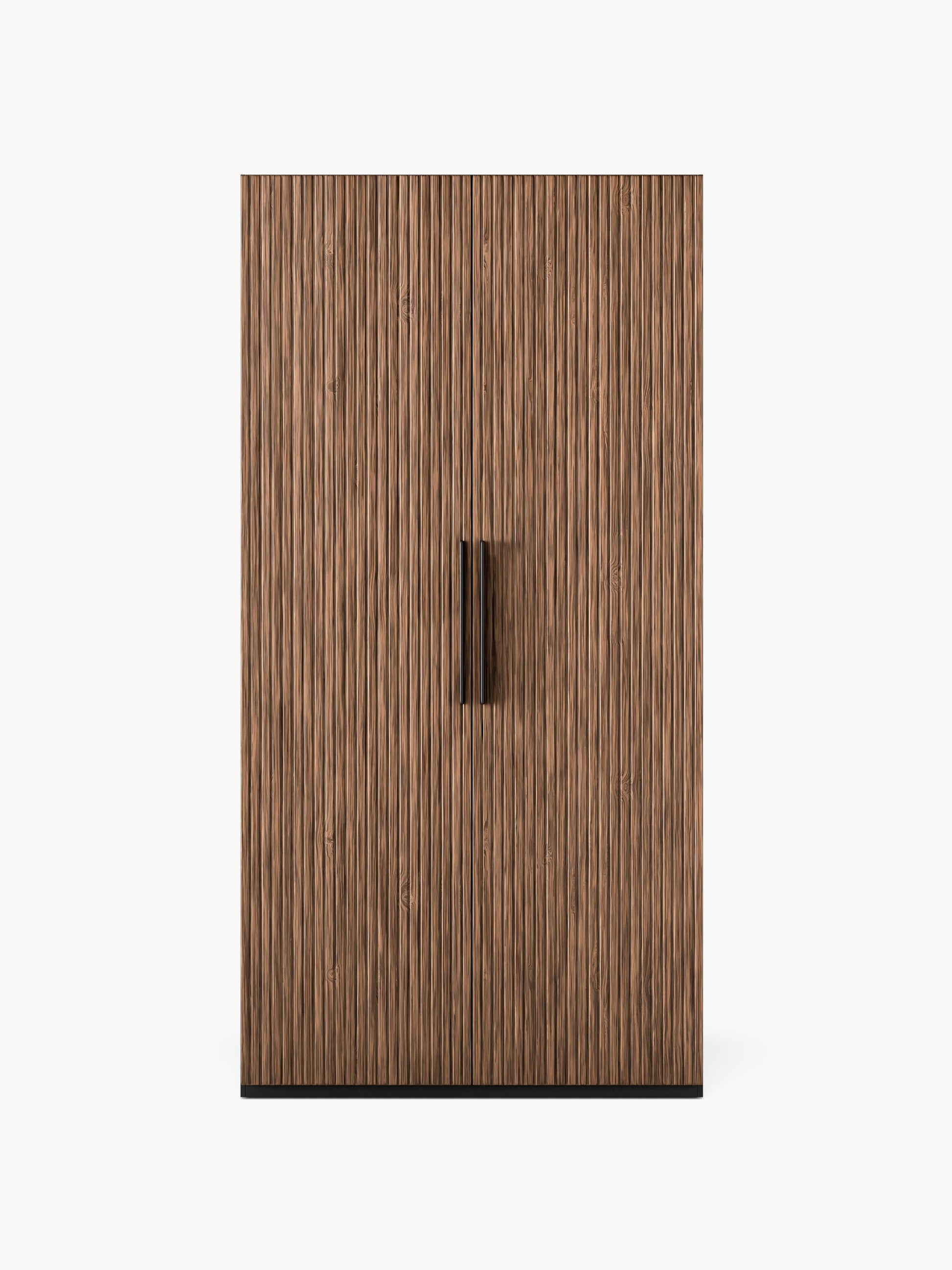 Simavaine Modular Hinged-Door Wardrobe, 100 cm Wide, in Various Sizes