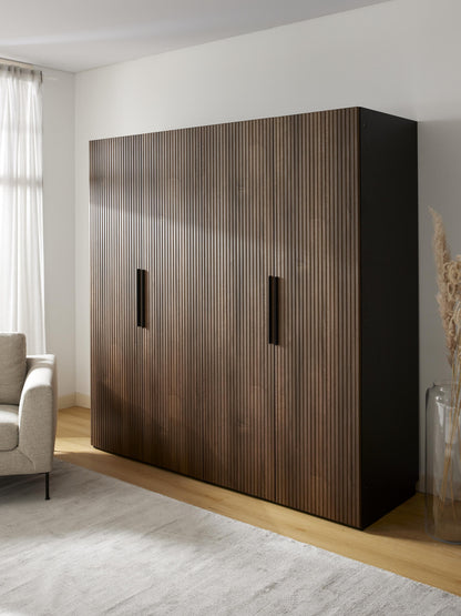 Simavaine Modular Hinged-Door Wardrobe, 200 cm Wide, in Various Sizes