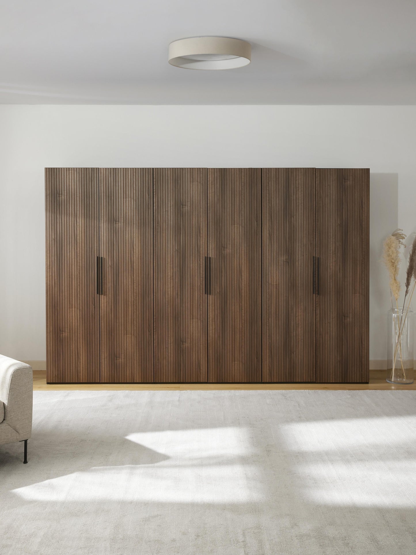 Simavaine Modular Hinged-Door Wardrobe, 300 cm Wide, in Various Sizes