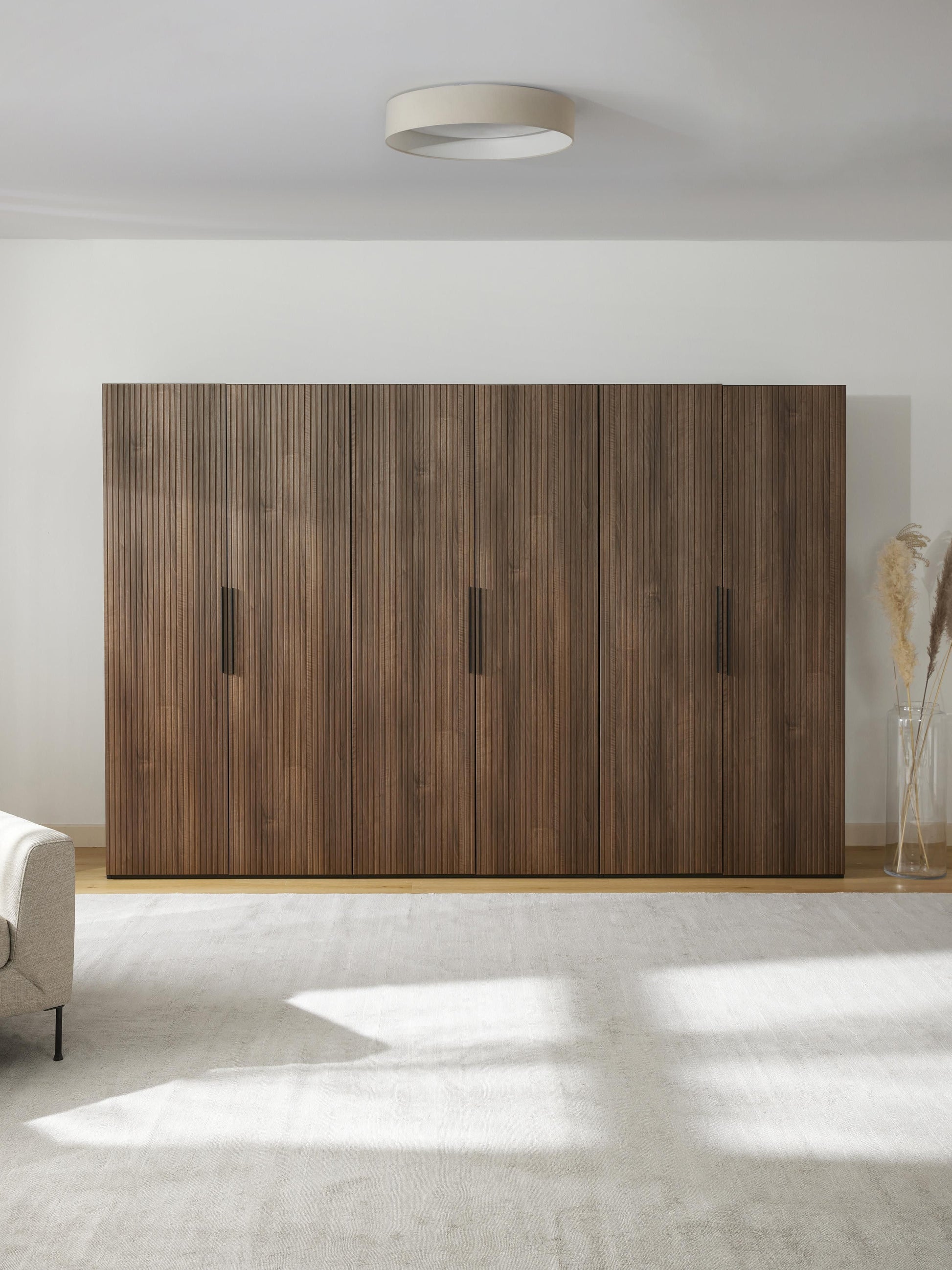 Simavaine Modular Hinged-Door Wardrobe, 300 cm Wide, in Various Sizes